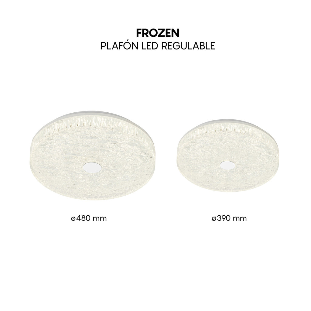 Mantra FROZEN DIMABILNA stropna svjetiljka LED 45W CCT 48CM BIJELA