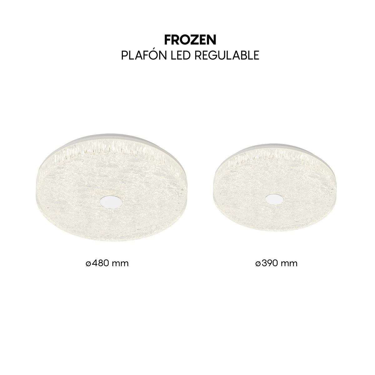 Mantra FROZEN DIMABILNA stropna svjetiljka LED 30W CCT 39CM BIJELA