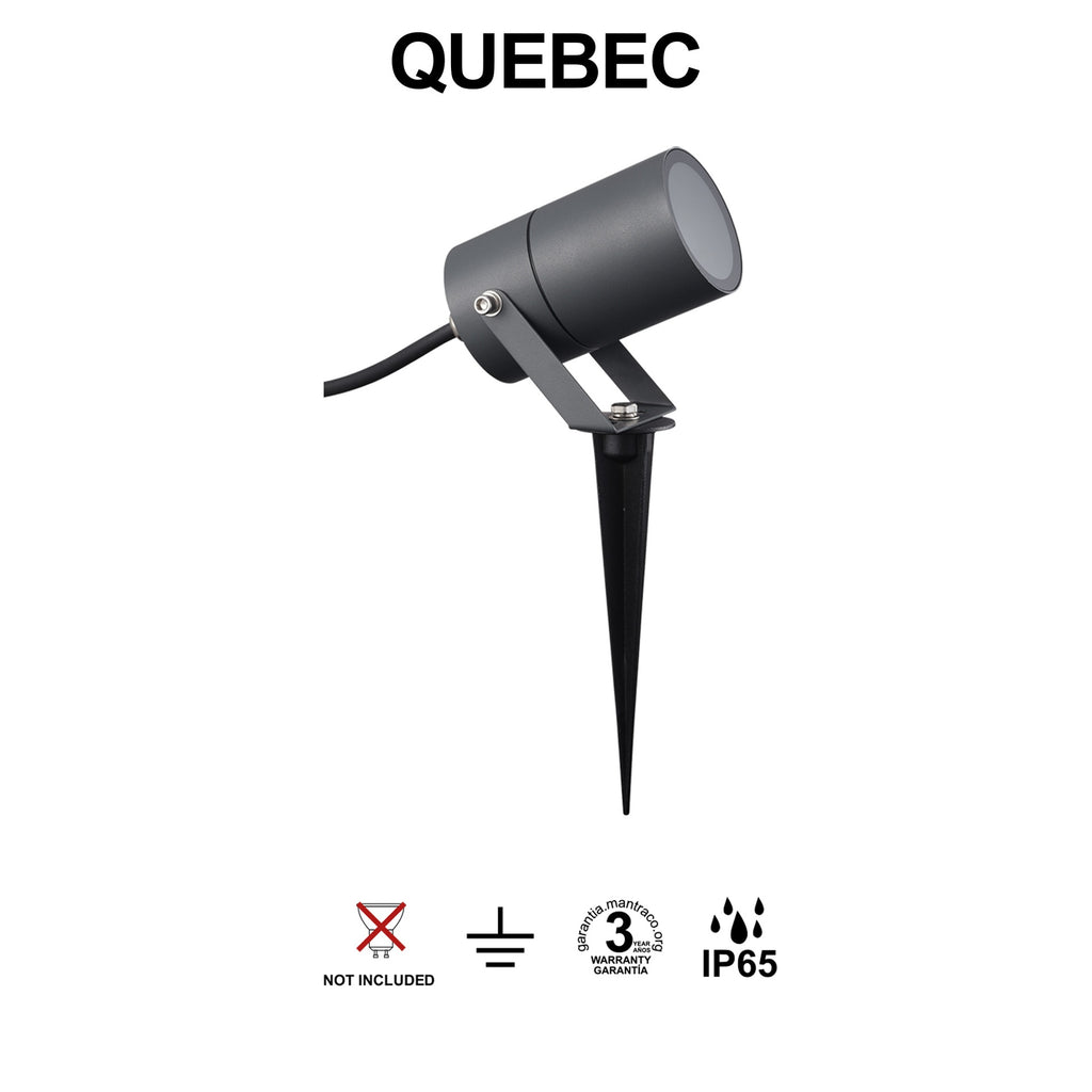 Mantra QUEBEC vanjska ubodna svjetiljka 1xGU10 IP65 SMEĐA