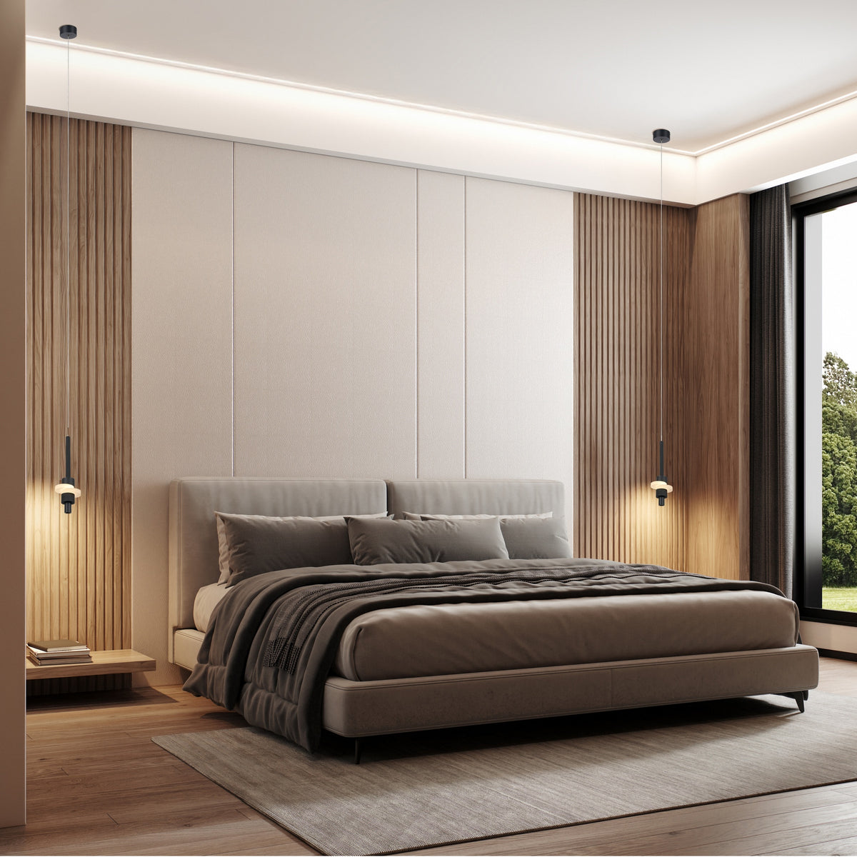 Mantra BETTY viseća svjetiljka LED 7W 3000K 11CM CRNA