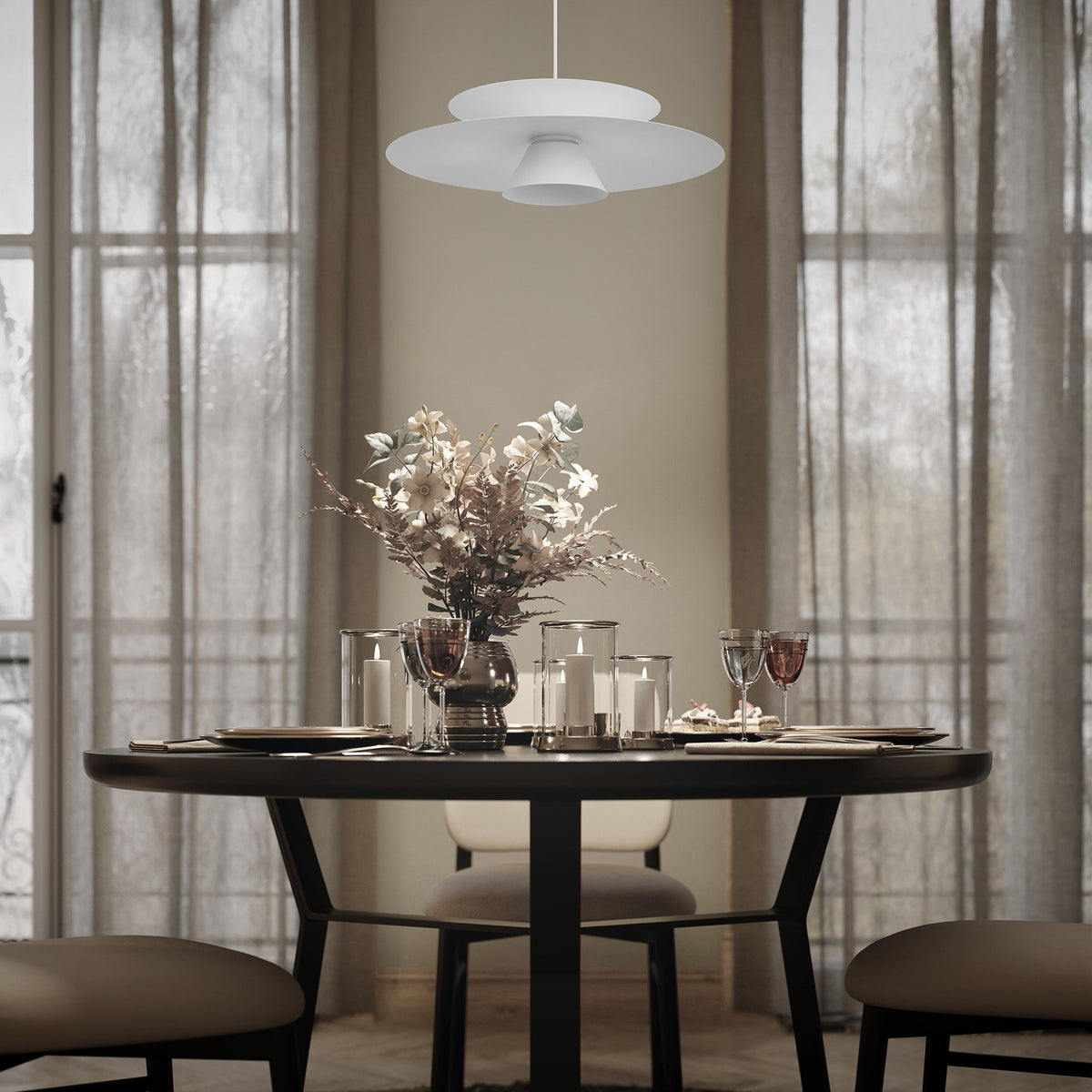 Mantra ESTRELLA DIMABILNA viseća svjetiljka LED 12W 3000K 50CM BIJELA