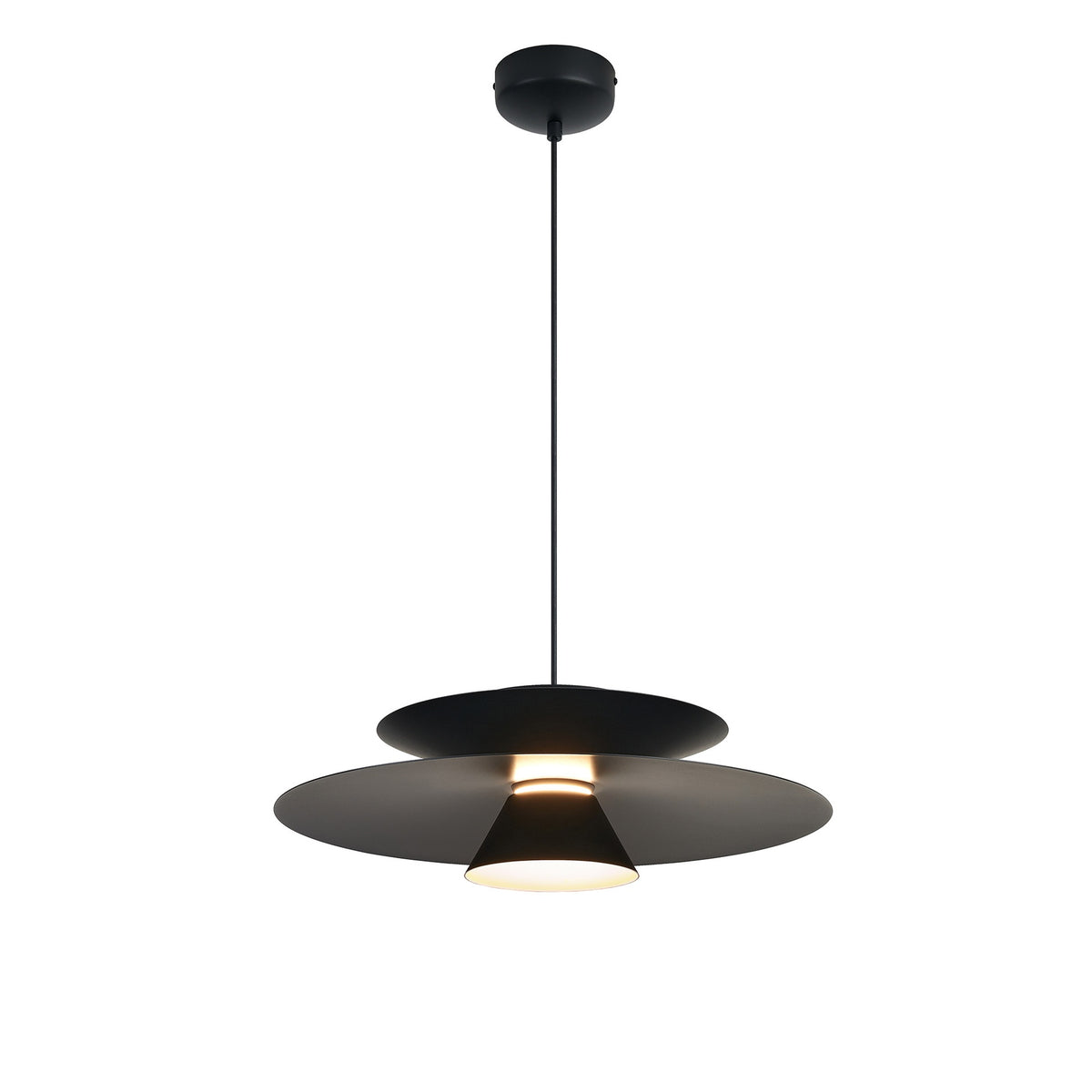 Mantra ESTRELLA DIMABILNA viseća svjetiljka LED 12W 3000K 50CM CRNA