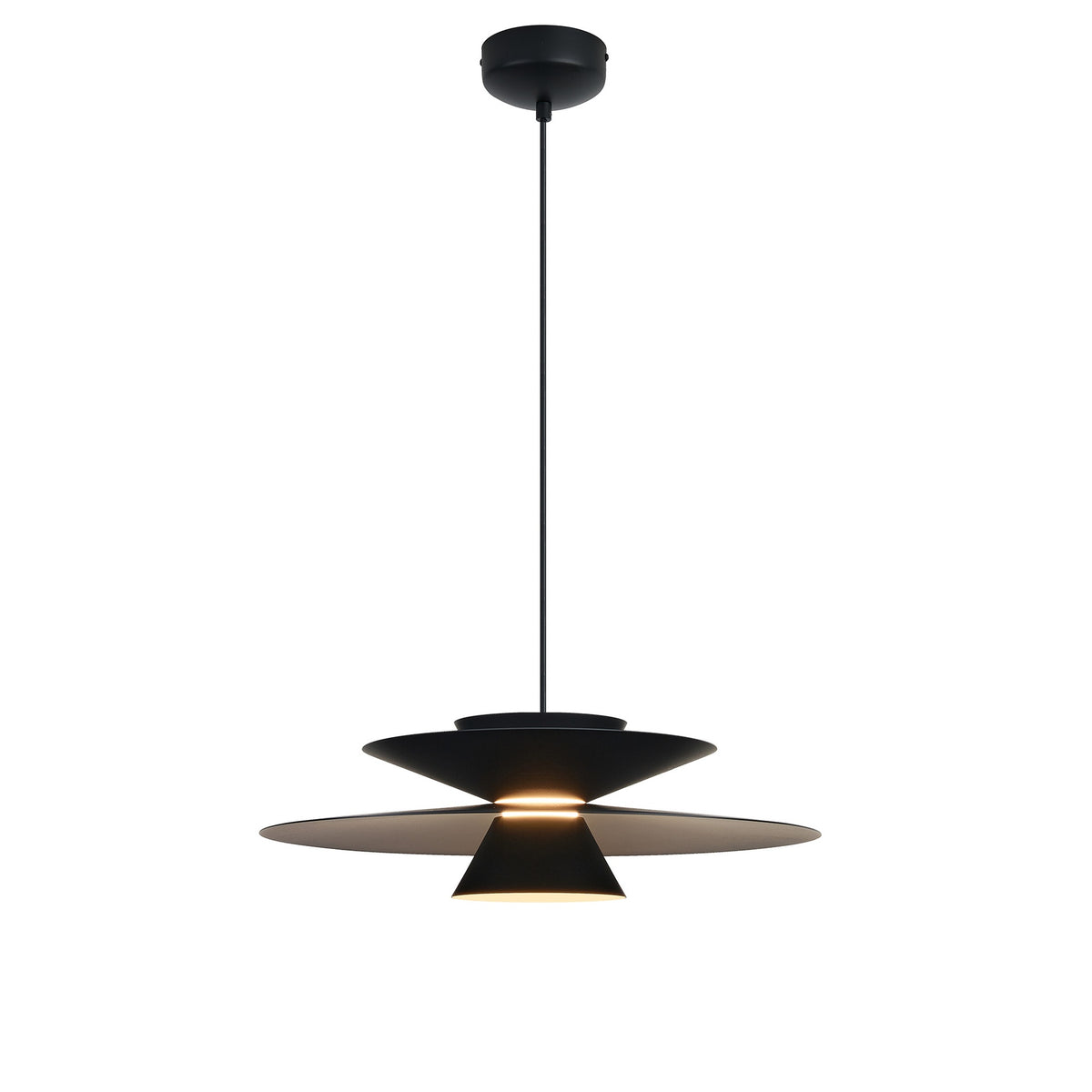 Mantra ESTRELLA DIMABILNA viseća svjetiljka LED 12W 3000K 50CM CRNA