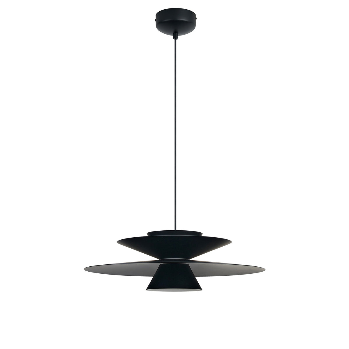 Mantra ESTRELLA DIMABILNA viseća svjetiljka LED 12W 3000K 50CM CRNA