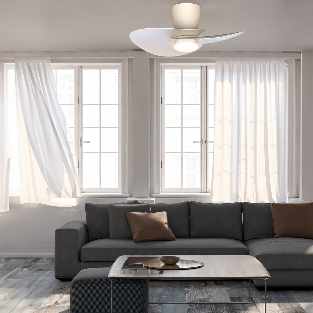 Mantra NENUFAR stropni LED ventilator 74cm BIJELI