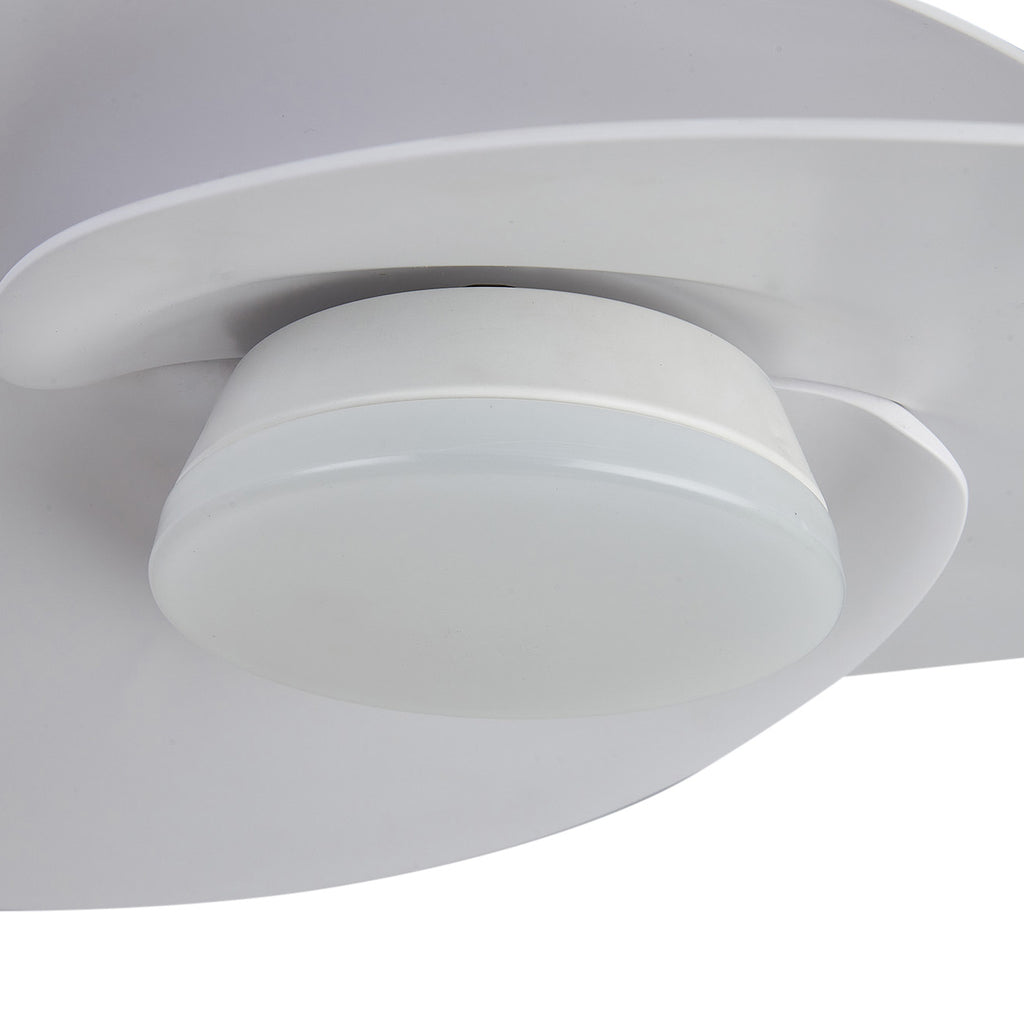 Mantra NENUFAR stropni LED ventilator 74cm BIJELI
