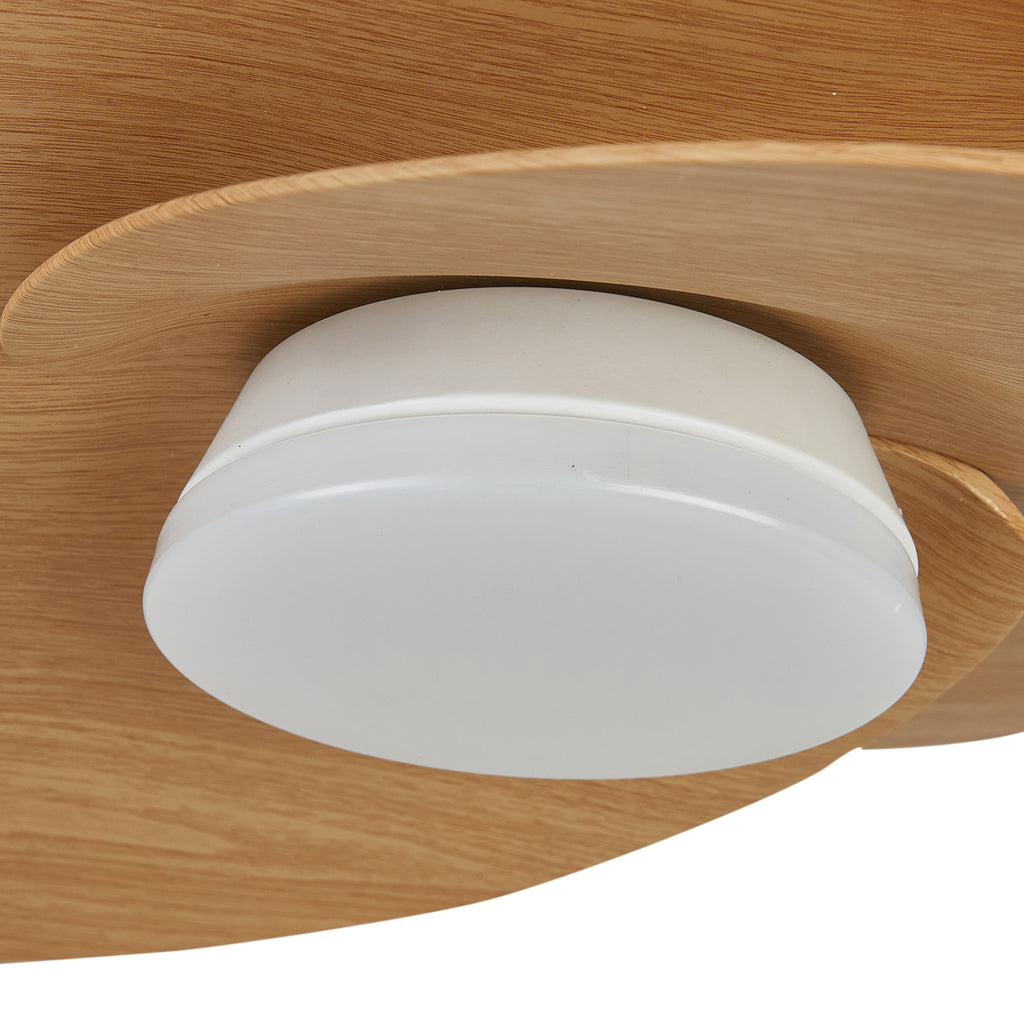 Mantra NENUFAR stropni LED ventilator 74cm DRVO/BIJELA