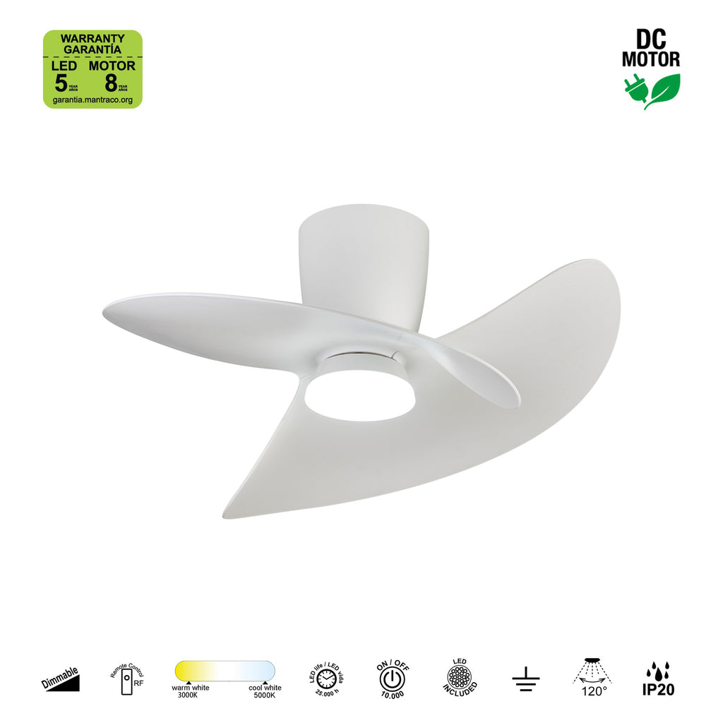 Mantra ONA stropni LED ventilator 70cm BIJELI