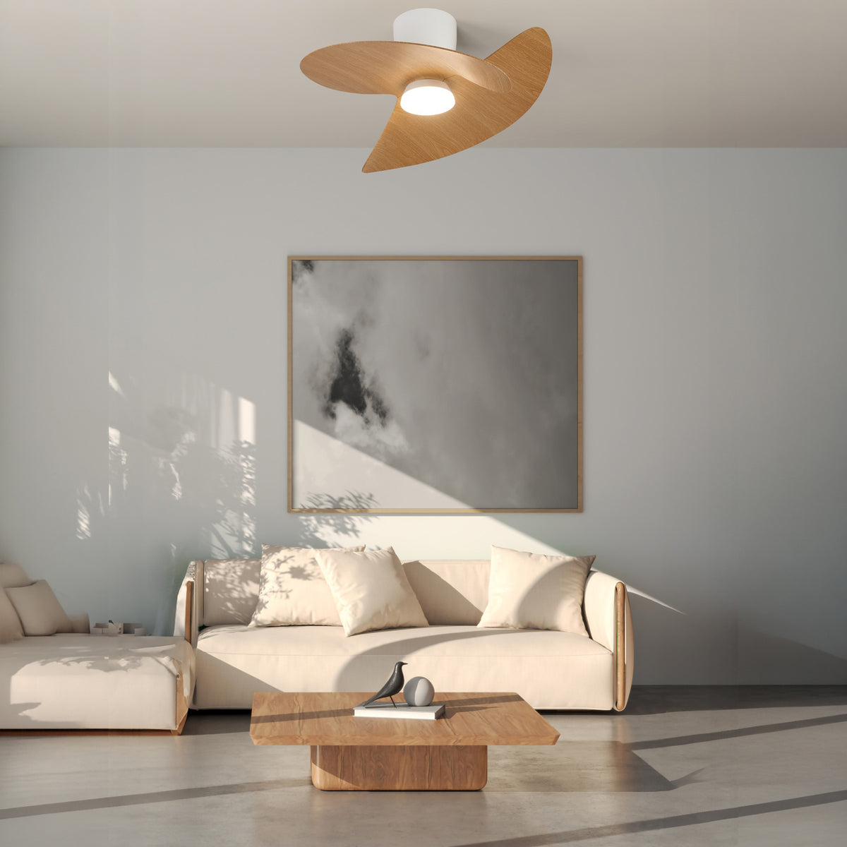 Mantra ONA stropni LED ventilator 70cm DRVO/BIJELA