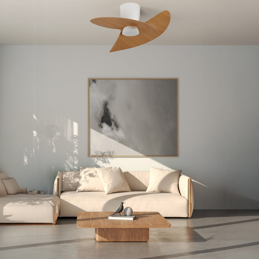 Mantra ONA stropni LED ventilator 70cm DRVO/BIJELA