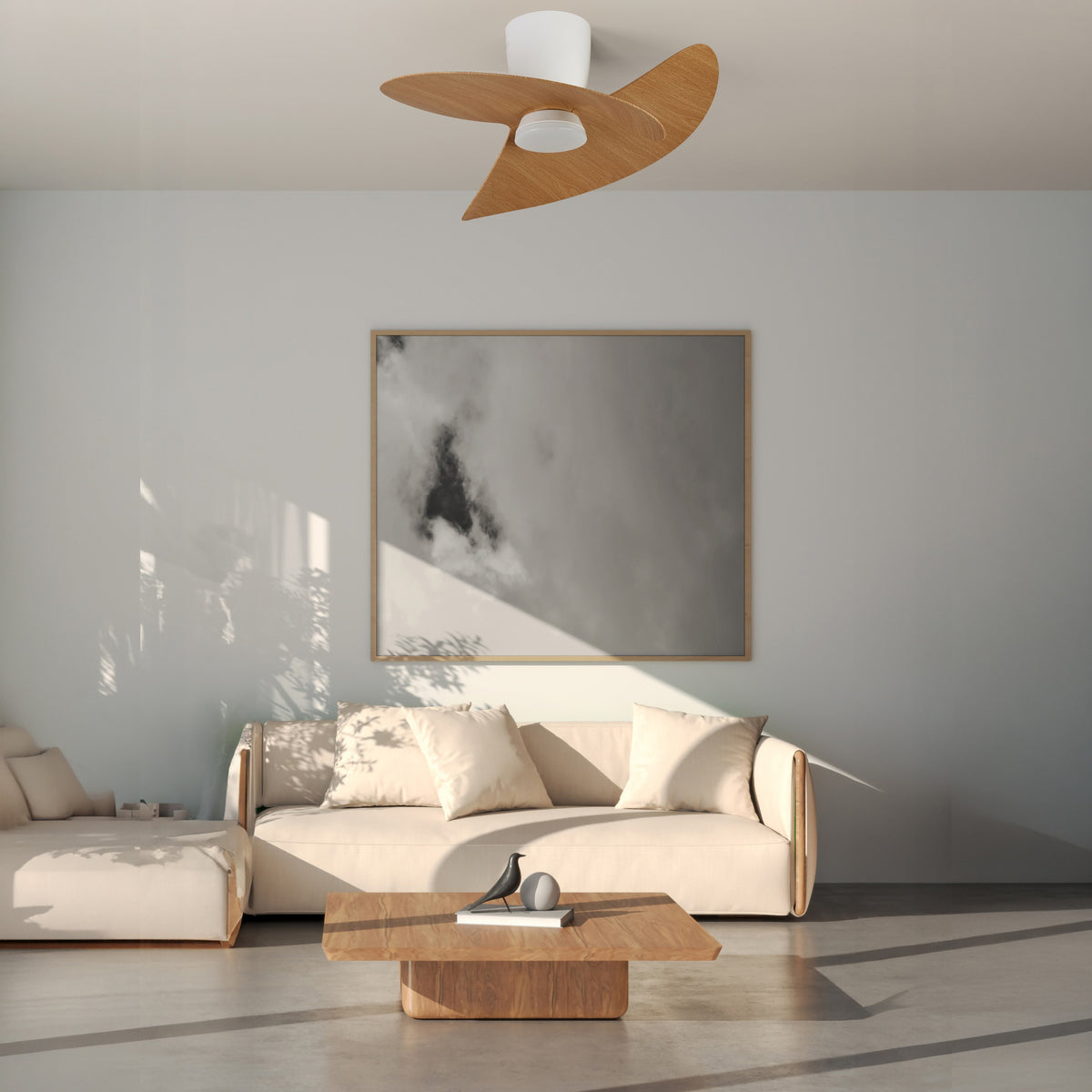 Mantra ONA stropni LED ventilator 70cm DRVO/BIJELA