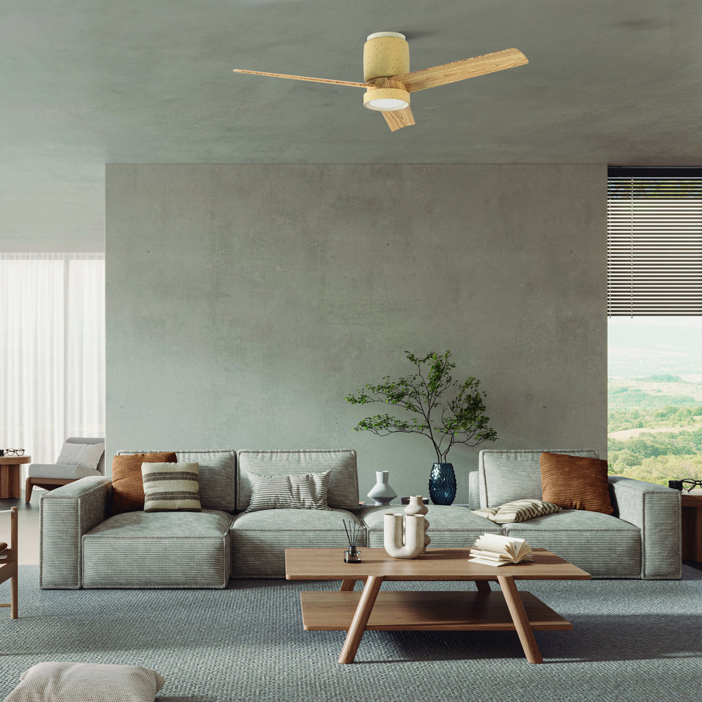 Mantra CERAMICA L PAMETNI LED stropni ventilator 122cm BEŽ KERAMIKA/DRVO