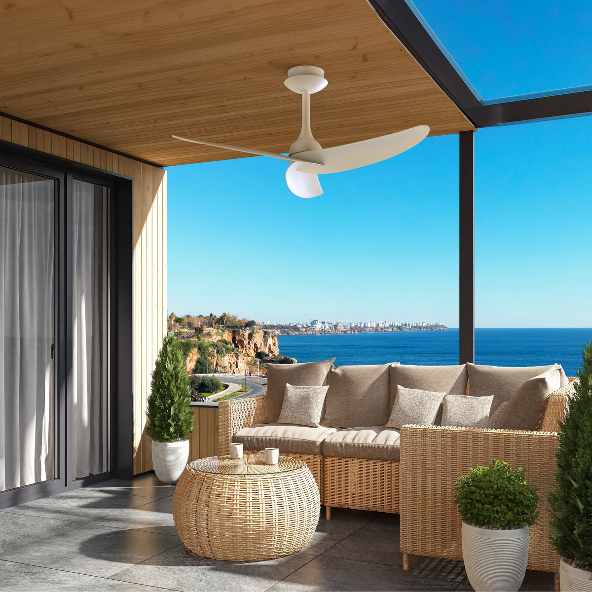 Mantra IPANEMA L stropni ventilator 117cm IP44 BIJELI