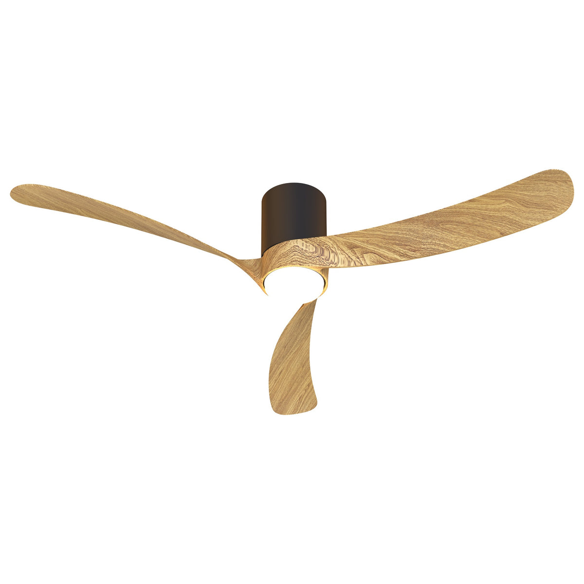 Mantra NEMO II L stropni LED ventilator 132cm DRVO/CRNA