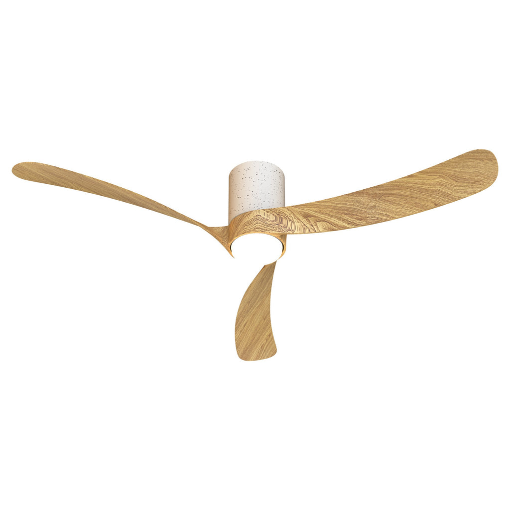 Mantra NEMO II L stropni LED ventilator 132cm DRVO/BIJELA KERAMIKA