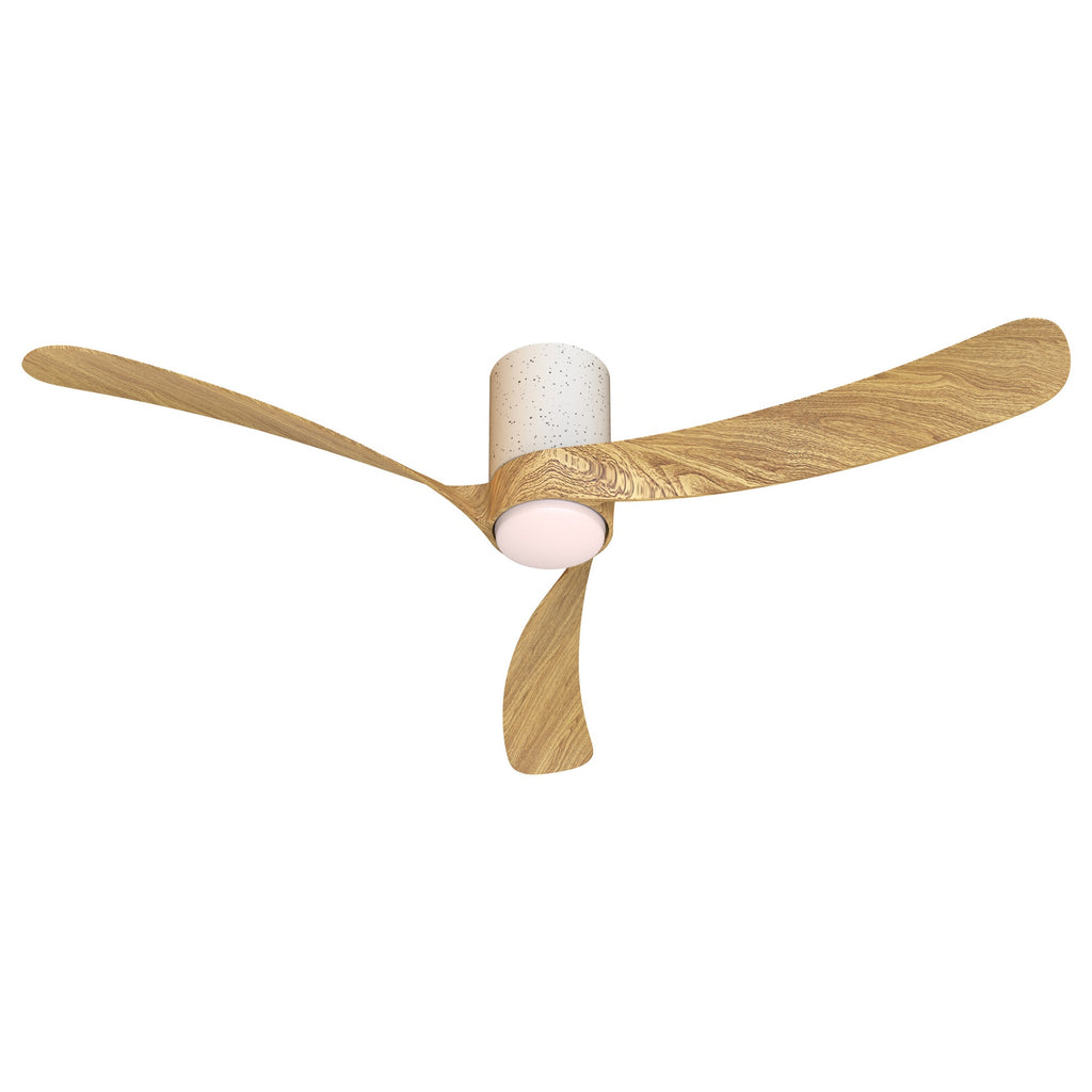 Mantra NEMO II L stropni LED ventilator 132cm DRVO/BIJELA KERAMIKA