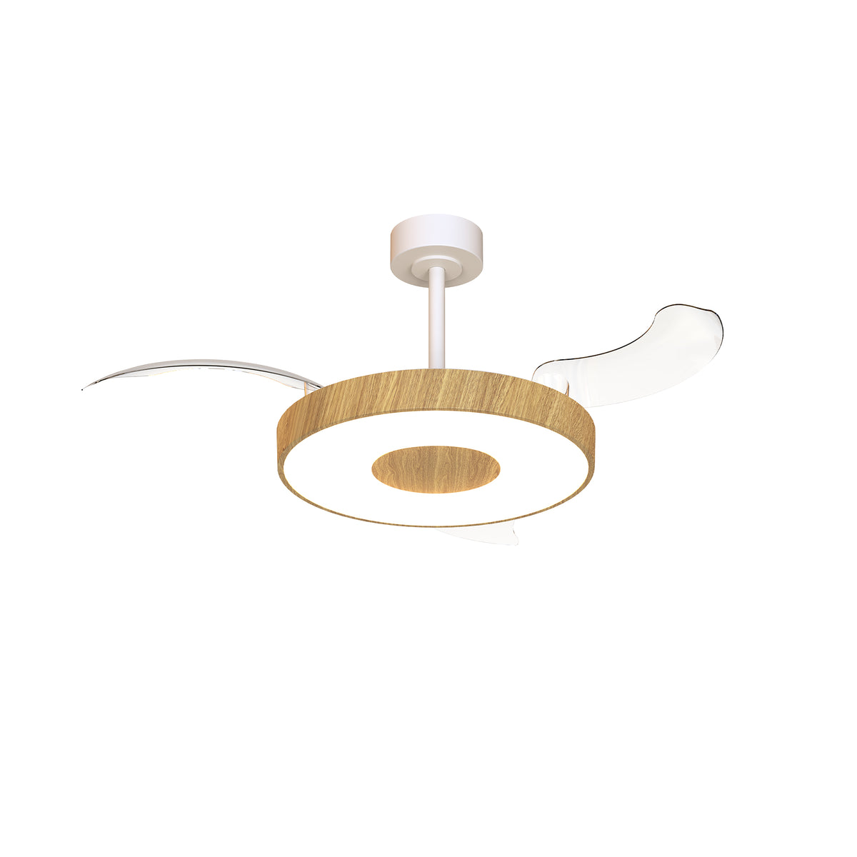 Mantra COIN FAN M PAMETNI LED stropni ventilator 106cm DRVO/BIJELA