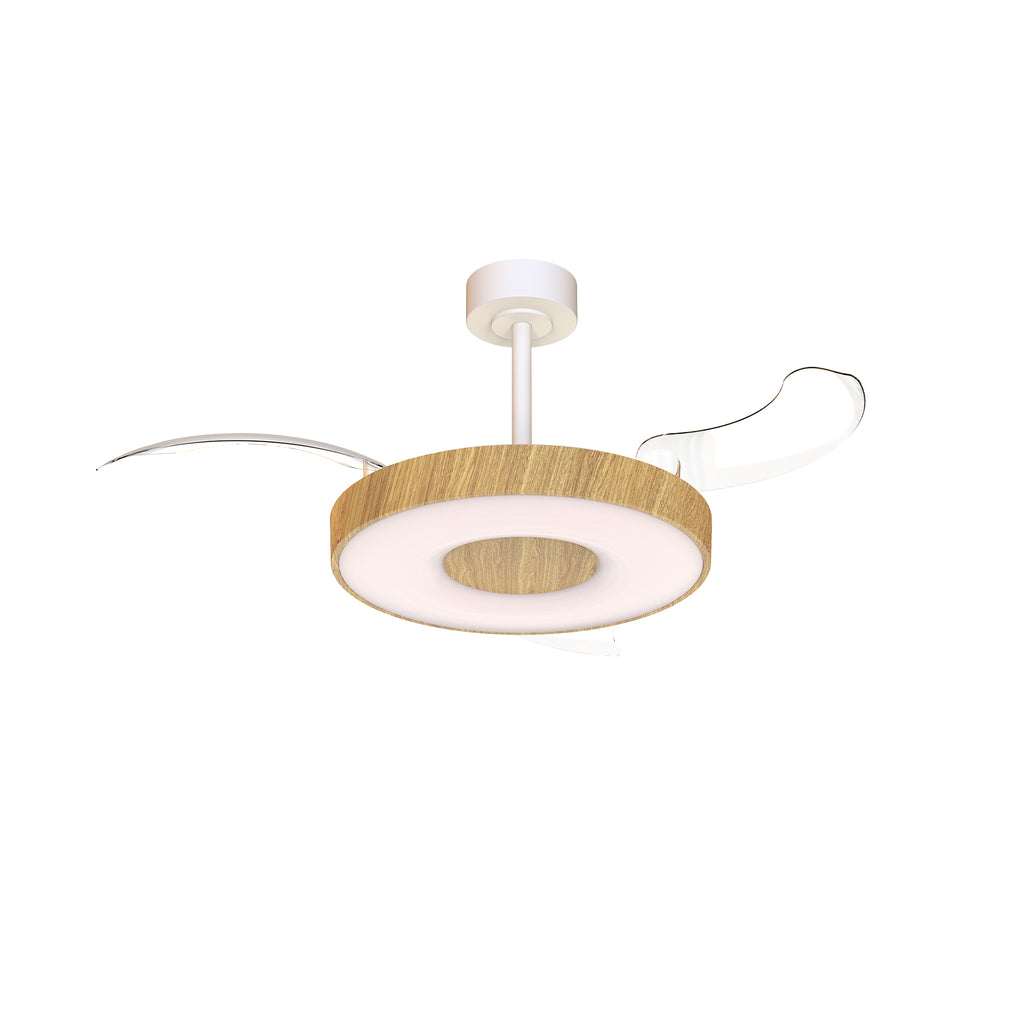 Mantra COIN FAN M PAMETNI LED stropni ventilator 106cm DRVO/BIJELA