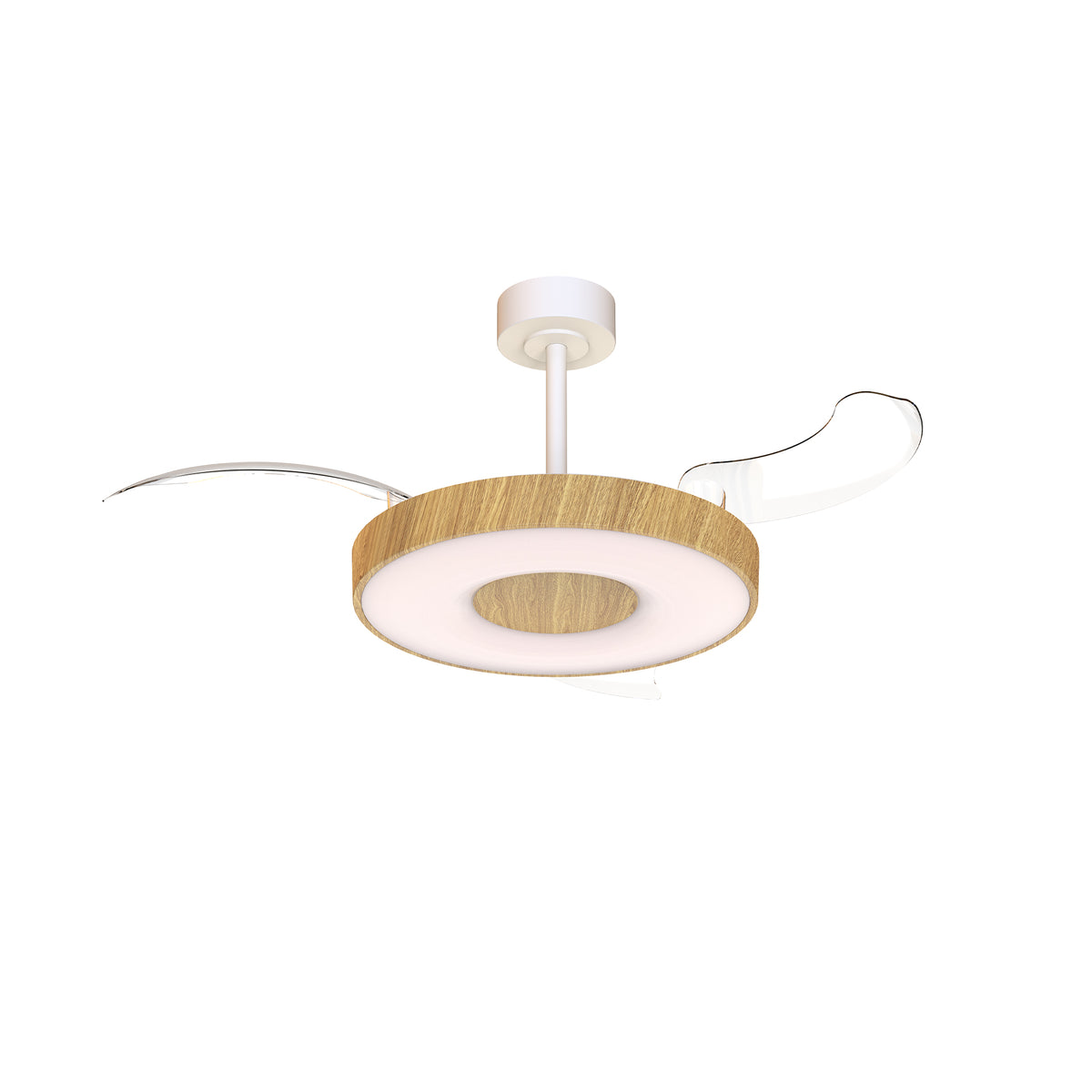 Mantra COIN FAN M PAMETNI LED stropni ventilator 106cm DRVO/BIJELA