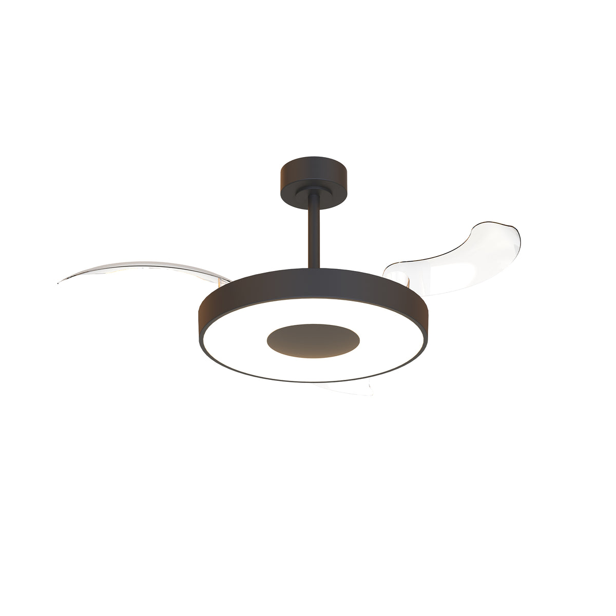 Mantra COIN FAN M PAMETNI LED stropni ventilator 106cm CRNI