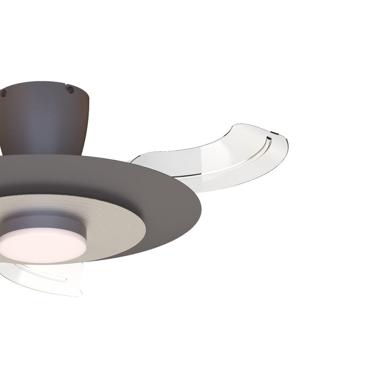 Mantra KYOTO stropni LED ventilator s uvlačivim krilima 50/106cm SMEĐI