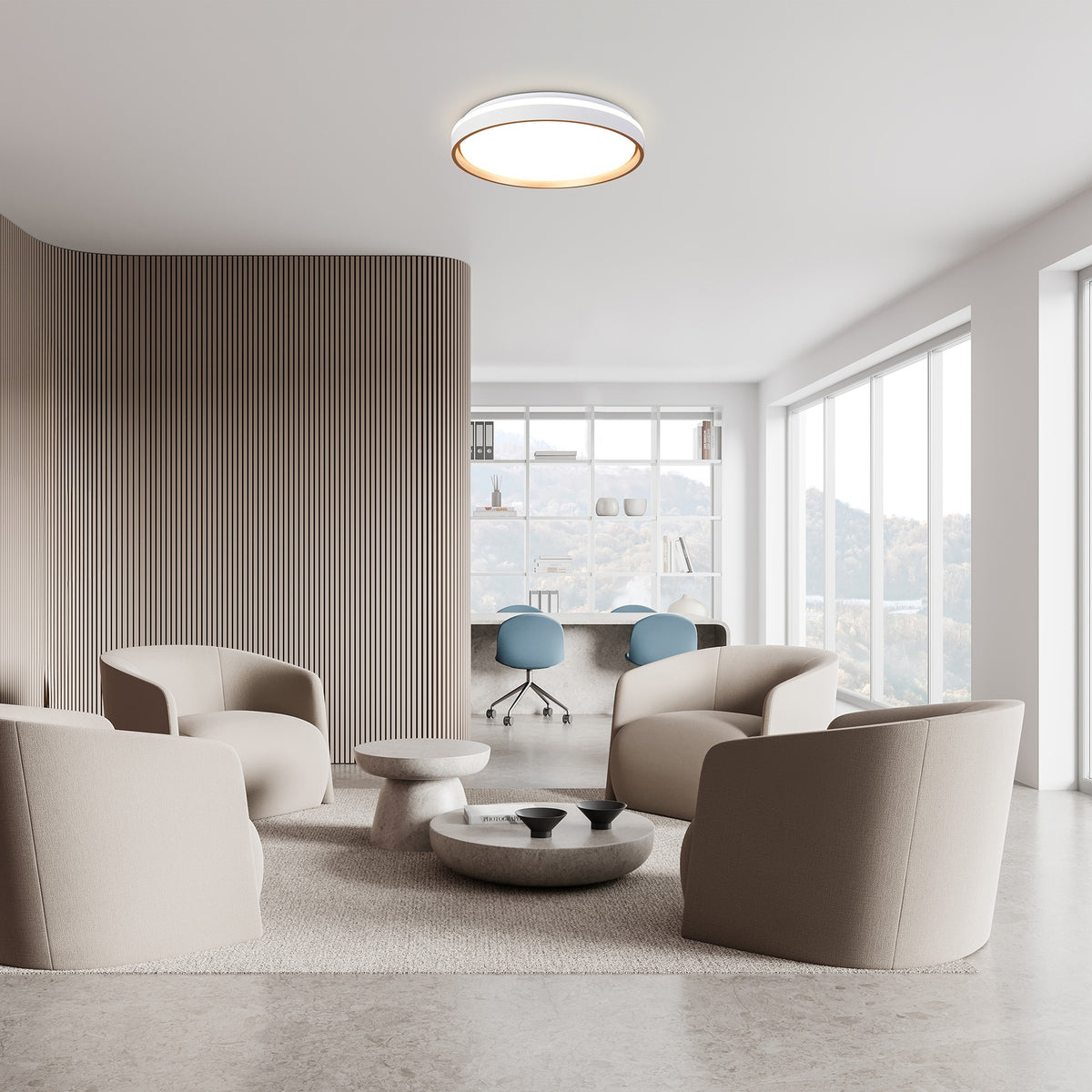 Mantra VERONA II OKRUGLA LED STROPNA SVJETILJKA ZLATNA 55W - 50 CM - DALJINSKI UPRAVLJAČ