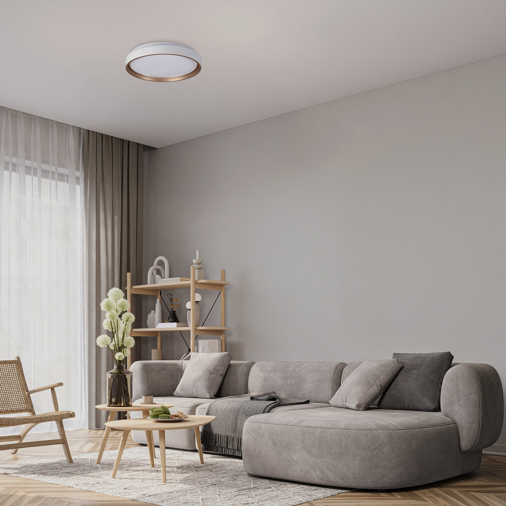 Mantra VERONA II OKRUGLA LED STROPNA SVJETILJKA ZLATNA 40W - 40 CM - DALJINSKI UPRAVLJAČ