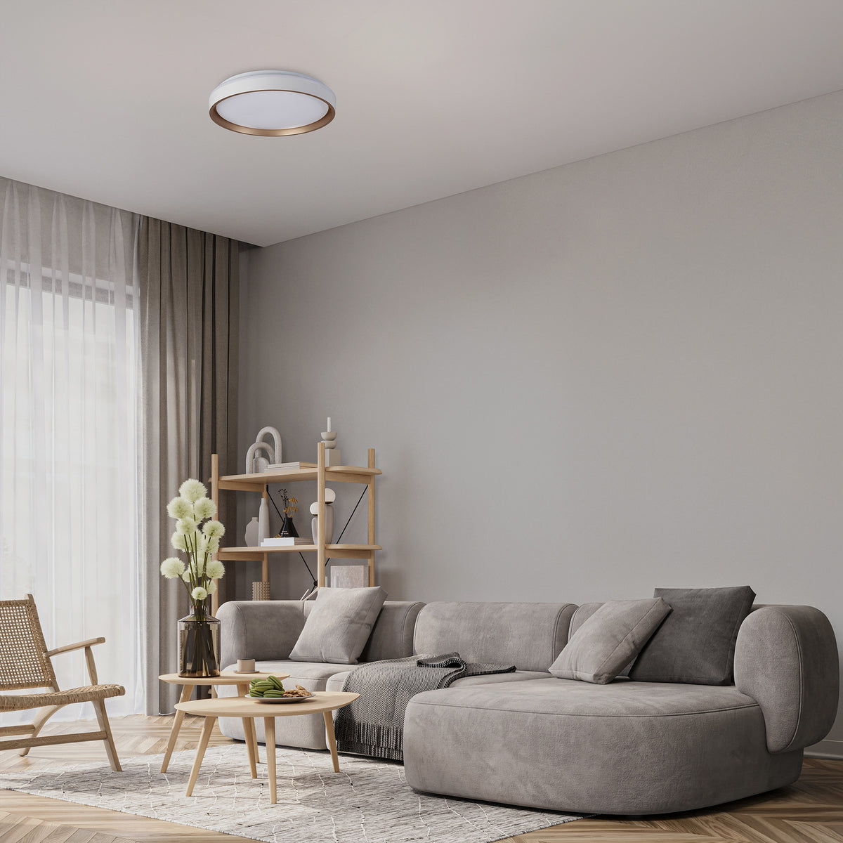 Mantra VERONA II OKRUGLA LED STROPNA SVJETILJKA ZLATNA 40W - 40 CM - DALJINSKI UPRAVLJAČ