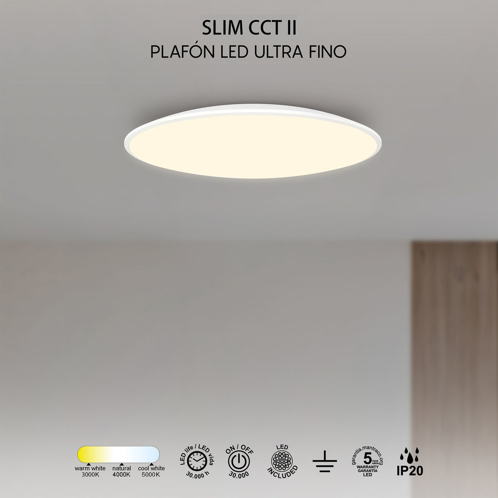 Mantra SLIM CCT II DIMABILNA stropna svjetiljka LED 12W 25CM CCT BIJELA
