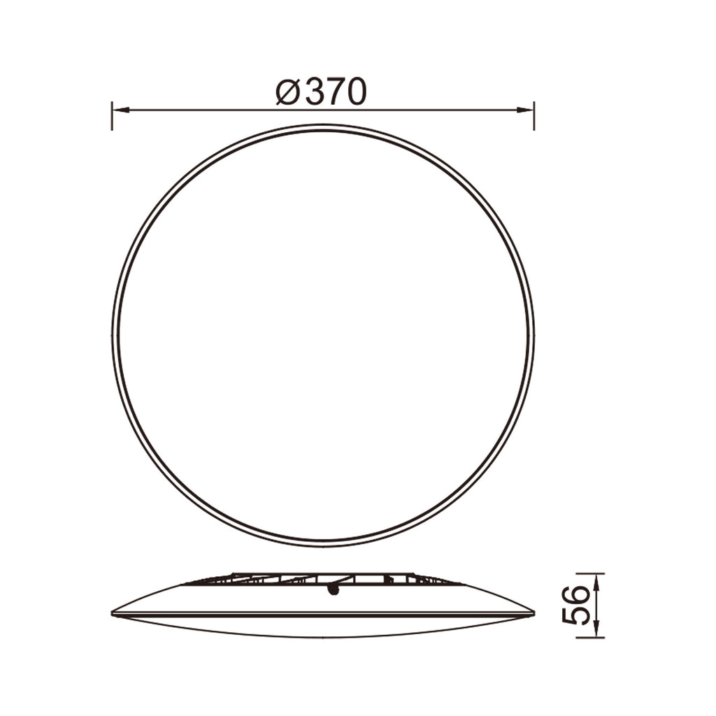 Mantra SLIM CCT II DIMABILNA stropna svjetiljka LED 20W 37CM CCT BIJELA