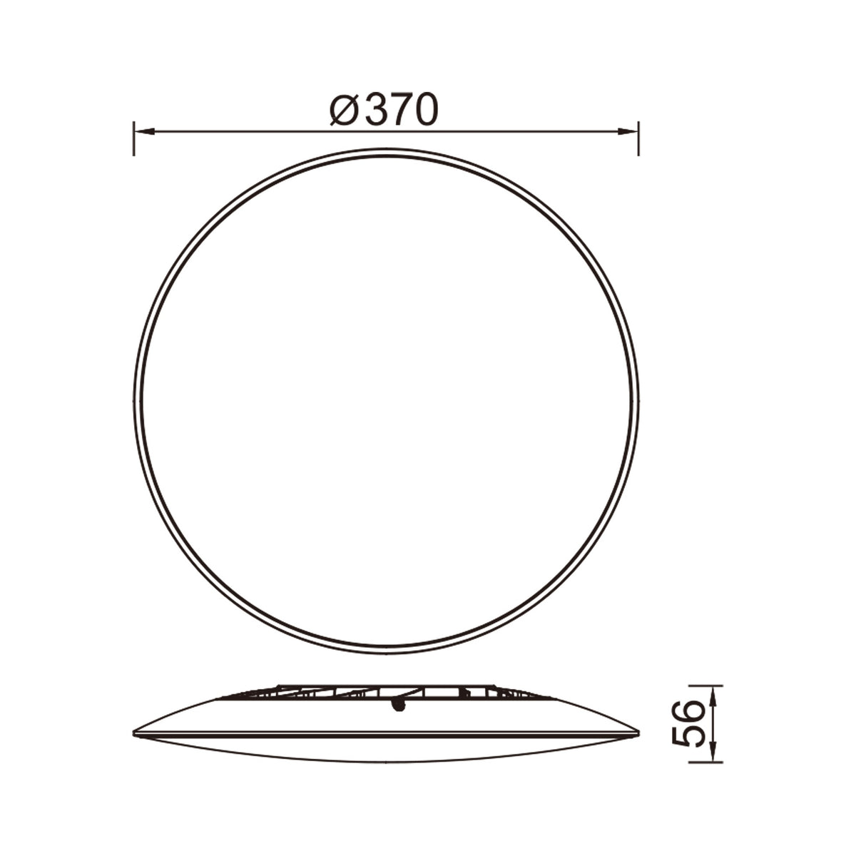 Mantra SLIM CCT II DIMABILNA stropna svjetiljka LED 20W 37CM CCT BIJELA