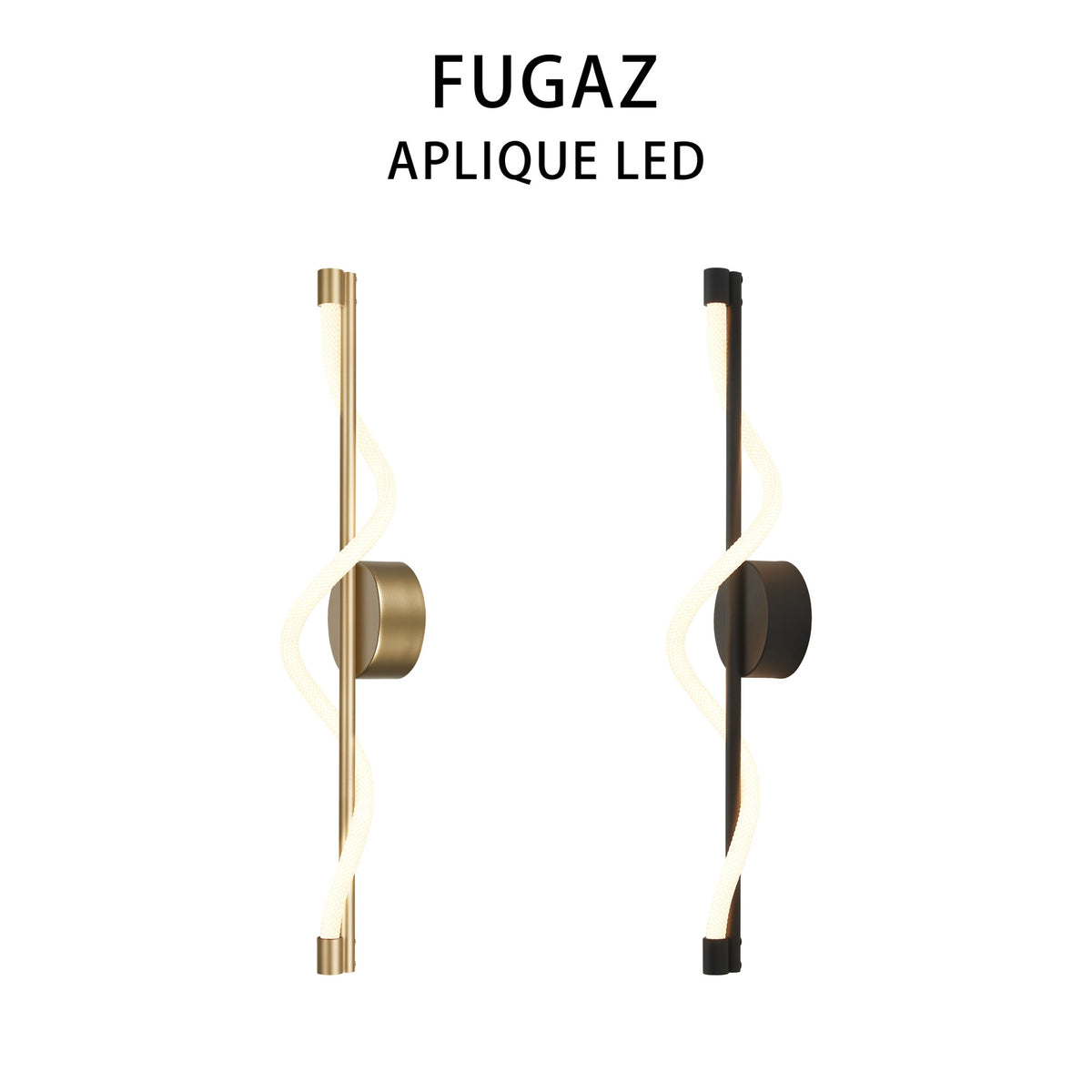Mantra FUGAZ zidna svjetiljka LED 7W 3000K 60CM CRNA