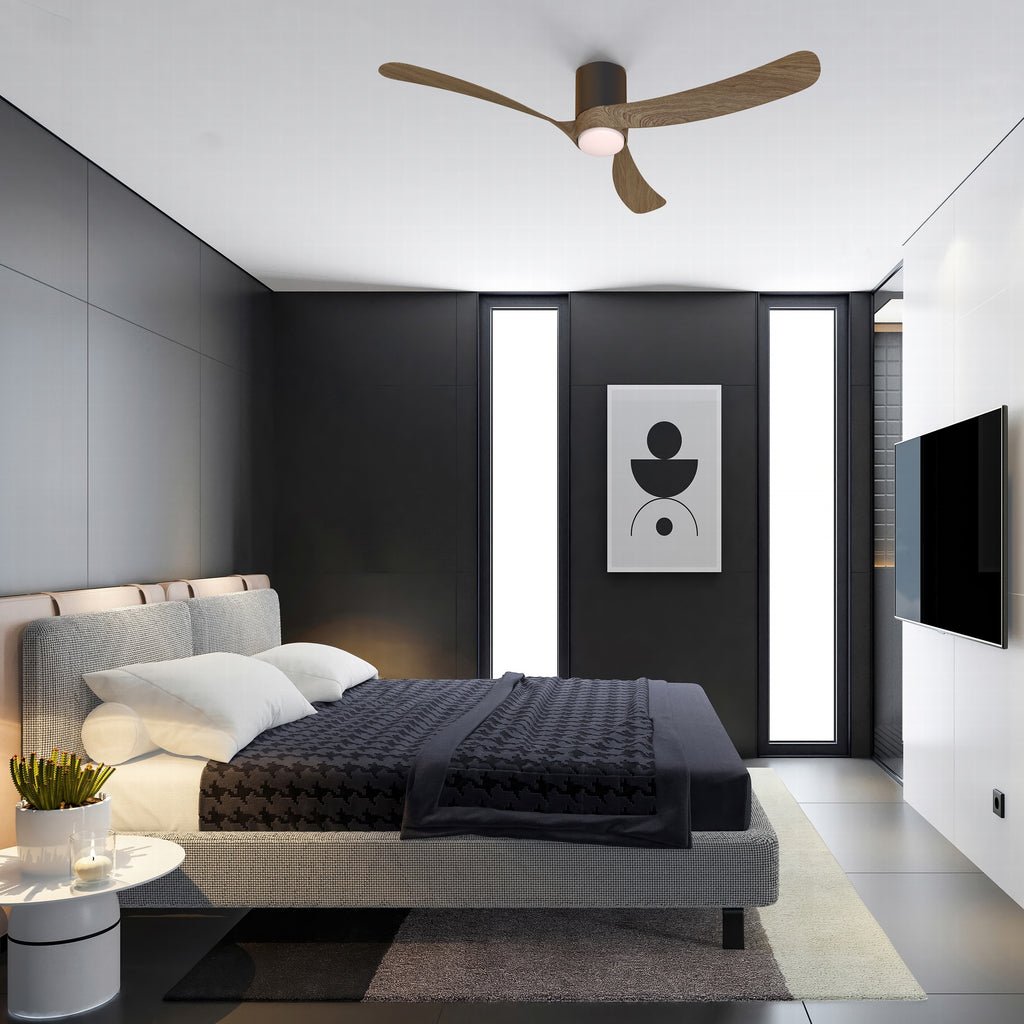 Mantra NEMO II L stropni LED ventilator 132cm ORAH/CRNA