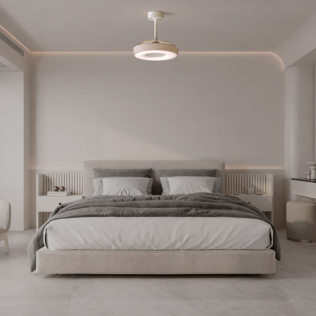 Mantra COIN FAN S PAMETNI LED stropni ventilator 91cm BEŽ