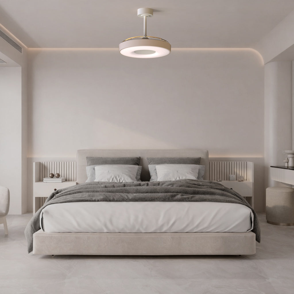 Mantra COIN FAN M PAMETNI LED stropni ventilator 106cm BEŽ