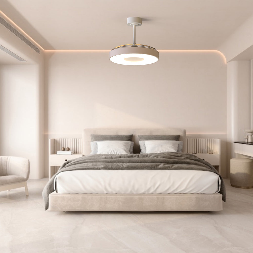 Mantra COIN FAN M PAMETNI LED stropni ventilator 106cm BEŽ