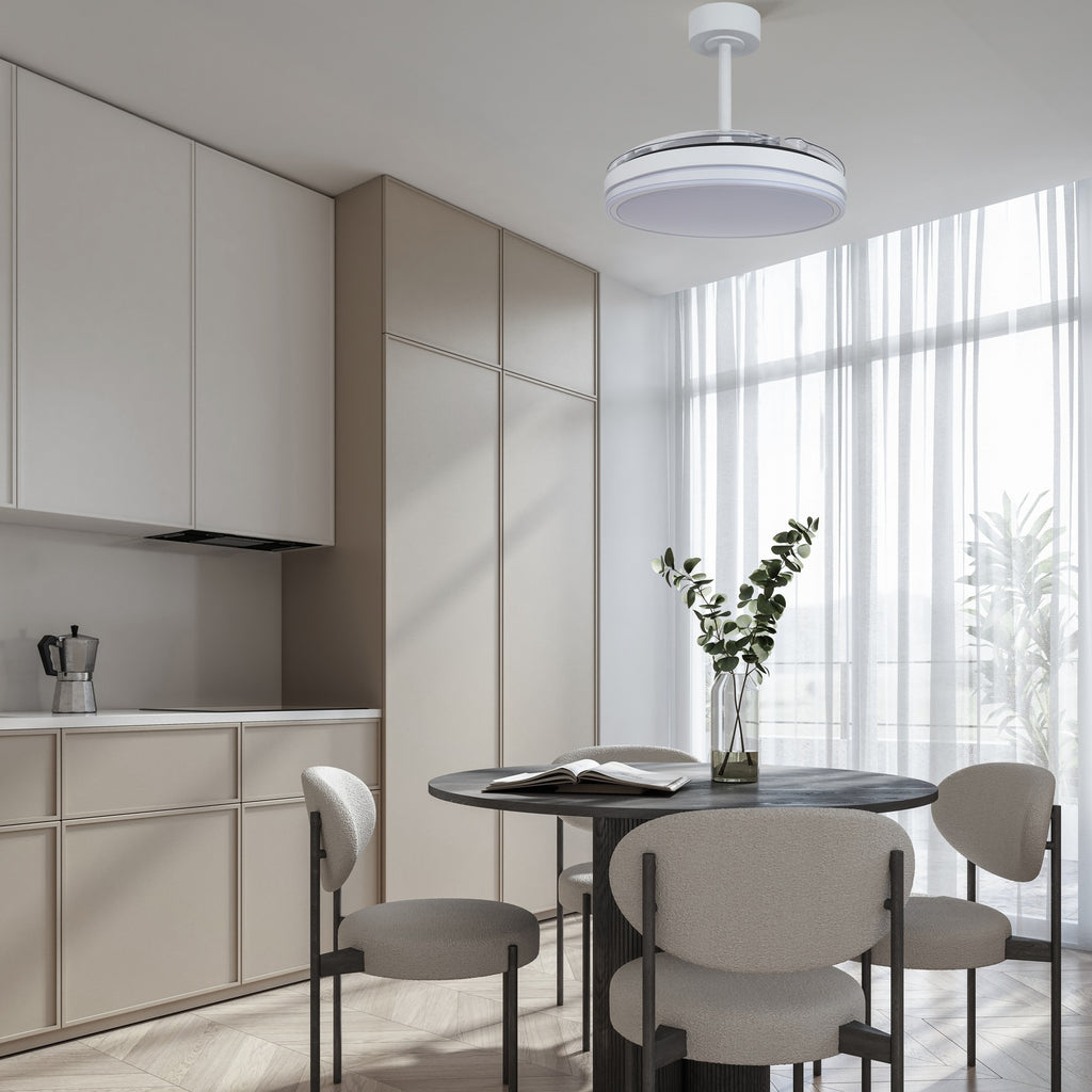 Mantra LUNA S stropni LED ventilator 91cm BIJELI