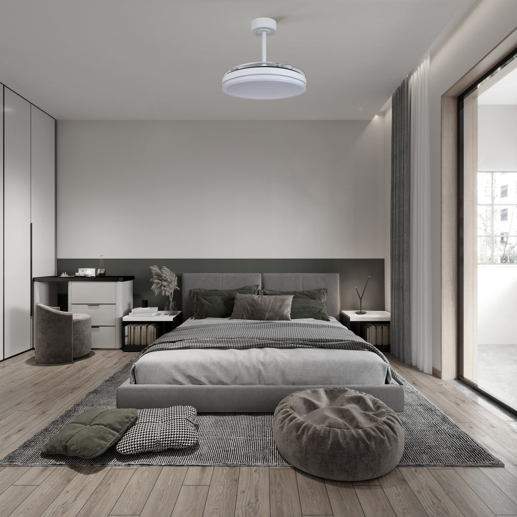 Mantra LUNA M stropni LED ventilator 106cm BIJELI