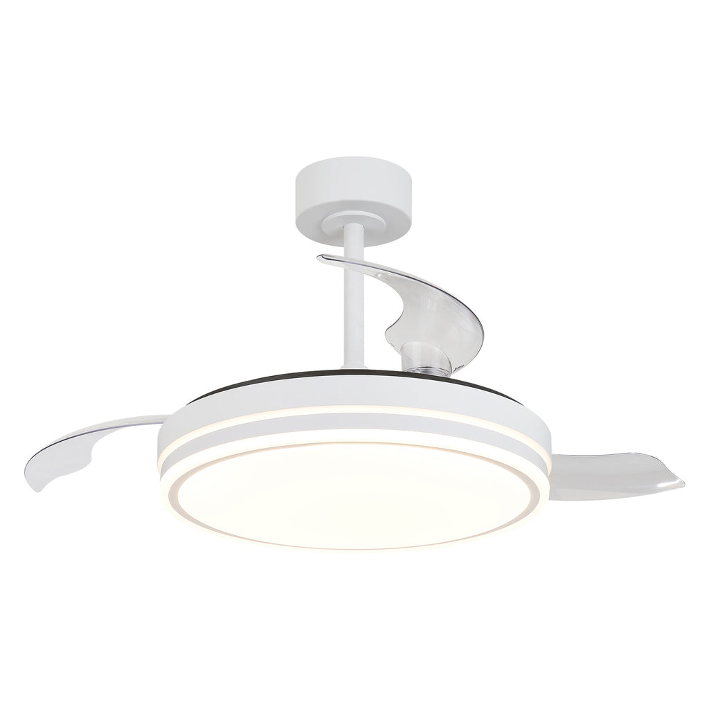 Mantra LUNA M stropni LED ventilator 106cm BIJELI