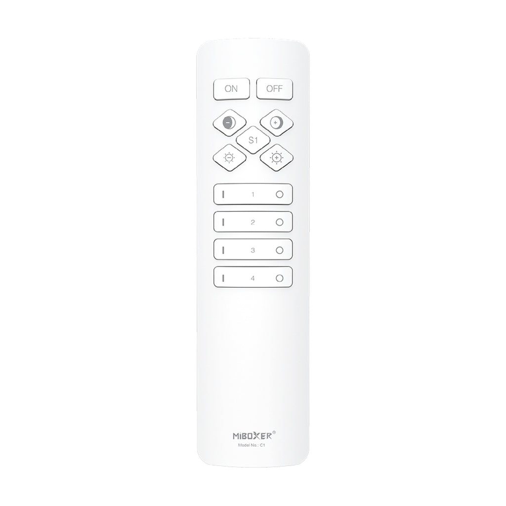 MONO/CCT 4-zonski daljinski upravljač za LED rasvjetu, 2.4G, 30m, BIJELI