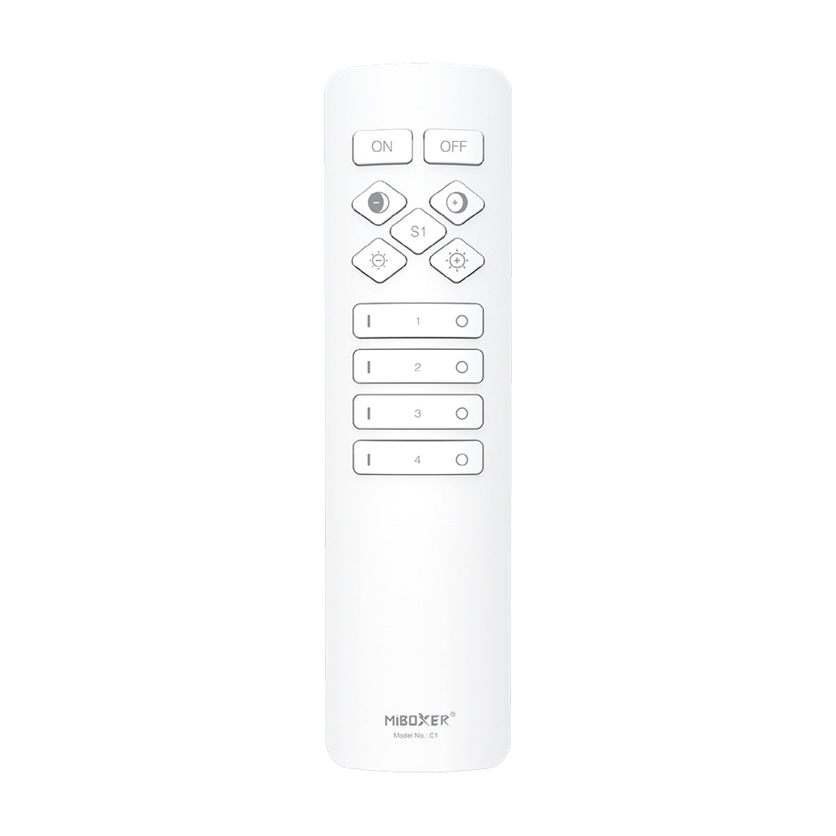 MONO/CCT 4-zonski daljinski upravljač za LED rasvjetu, 2.4G, 30m, BIJELI