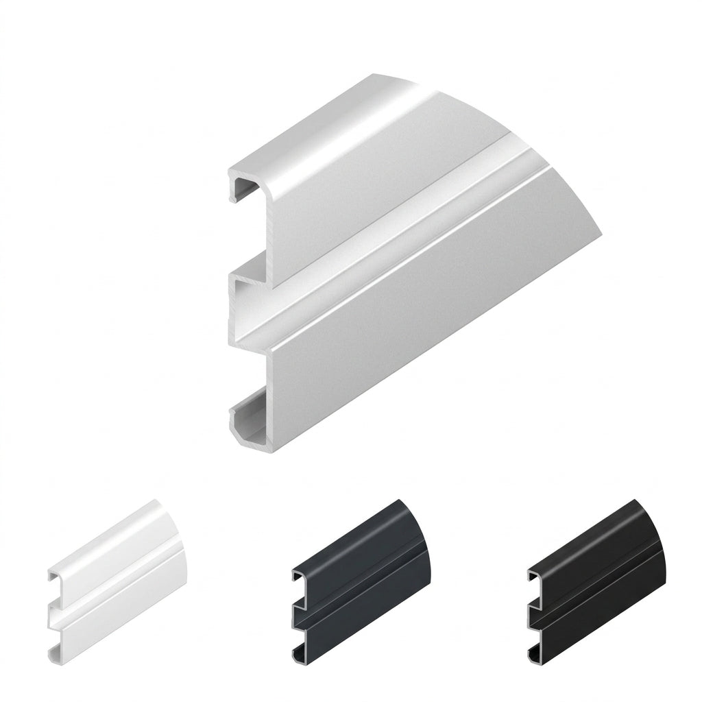 LED profil P15-1, 58×10x2000 mm