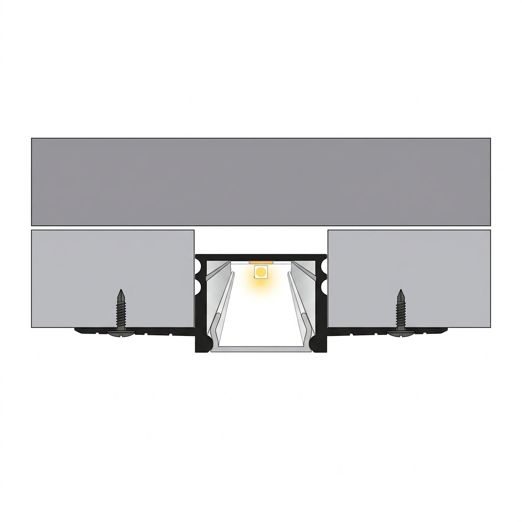 LED profil za gips ploče / knauf GK18-3, 2000 mm