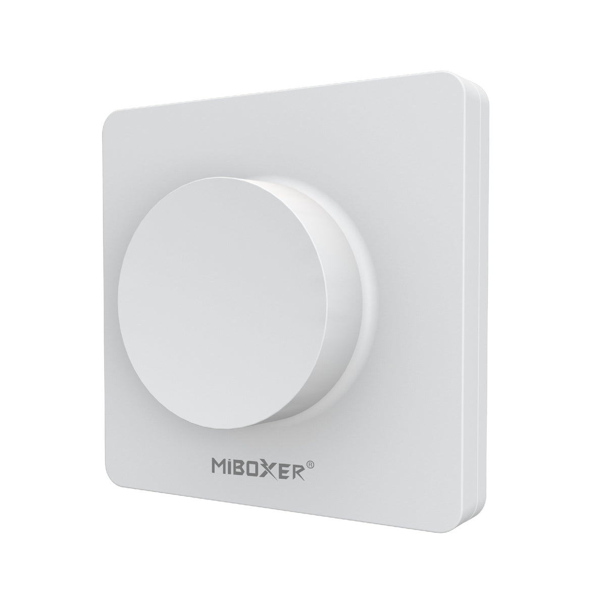 MONO/CCT zidni upravljač s rotirajućim gumbom za LED rasvjetu, 2.4G, 30m, BIJELI