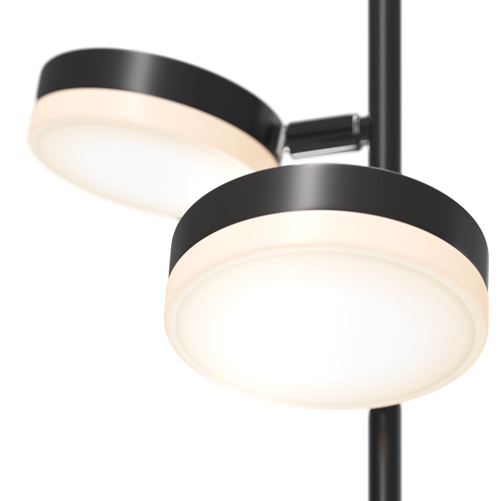 LED dimabilna podna svjetiljka FAD 1450x283x250 12W 3000K CRNA