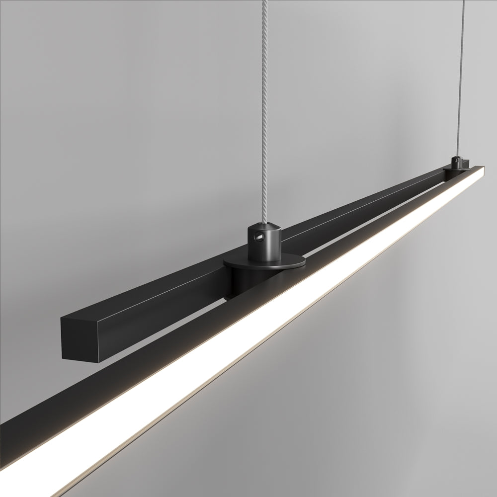 LED dimabilna viseća svjetiljka Halo 48W 4000K 1500mm crna