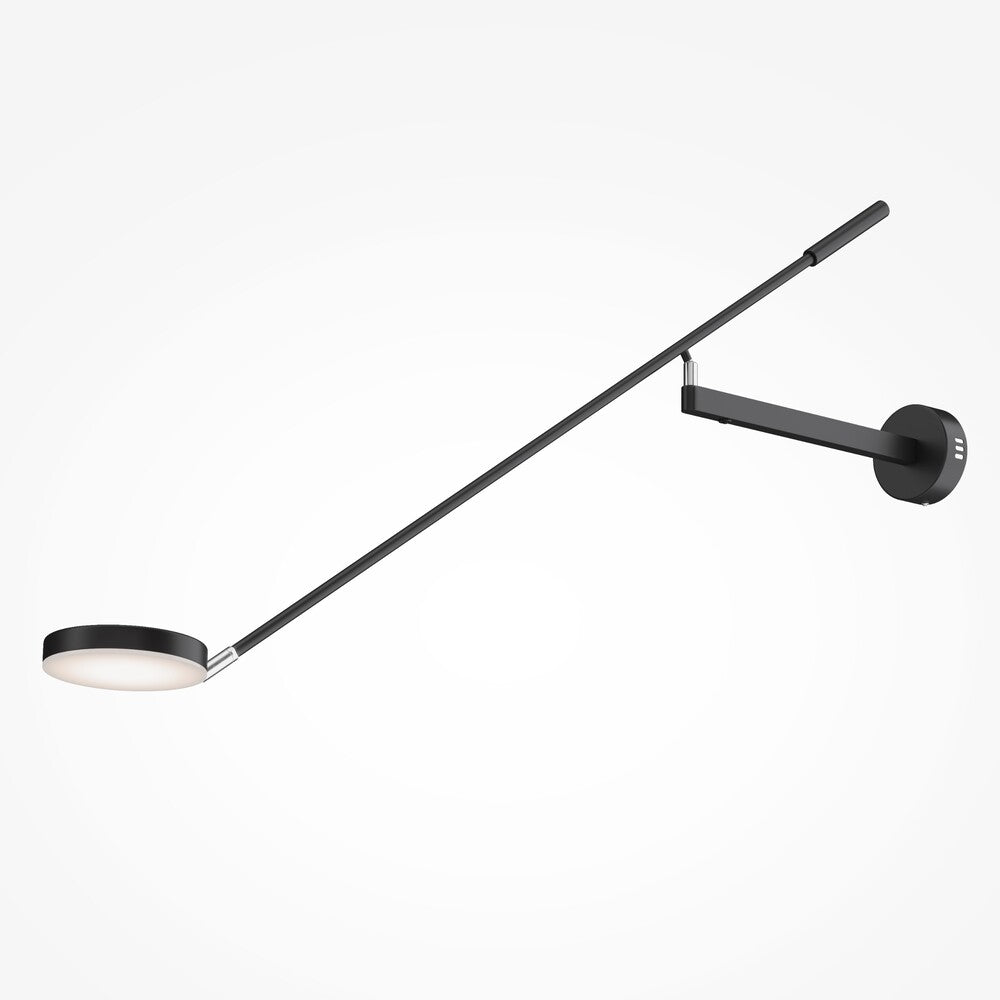 LED dimabilna zidna svjetiljka FAD 120x1000 6W 3000K CRNA