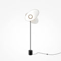 LED dimabilna podna svjetiljka Evolution 12W 3000K bijela/crna
