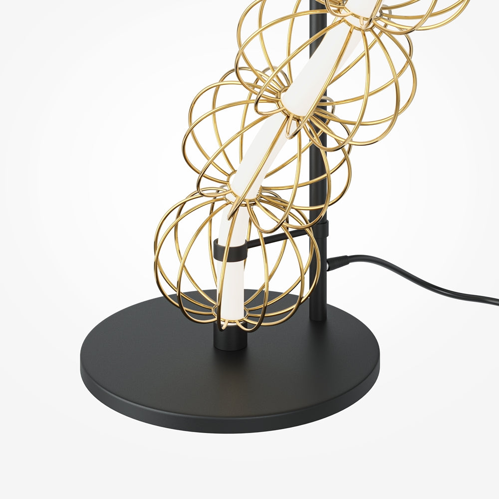 LED podna svjetiljka Golden Cage 48W 3000K boja zlata/crna