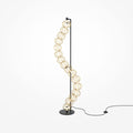 LED podna svjetiljka Golden Cage 48W 3000K boja zlata/crna